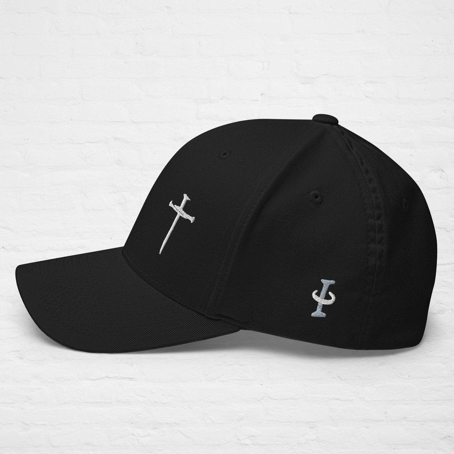 Hat White Nail Cross