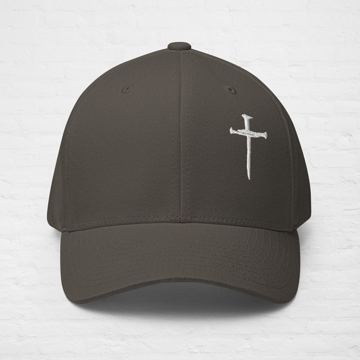 Hat White Nail Cross