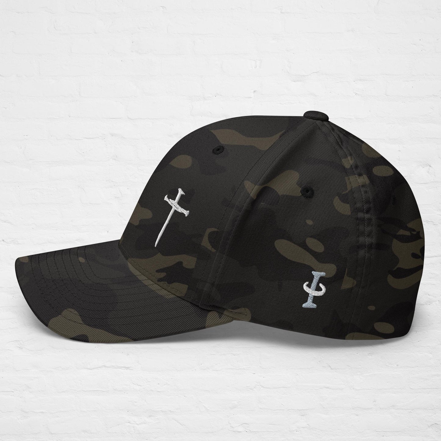 Hat White Nail Cross