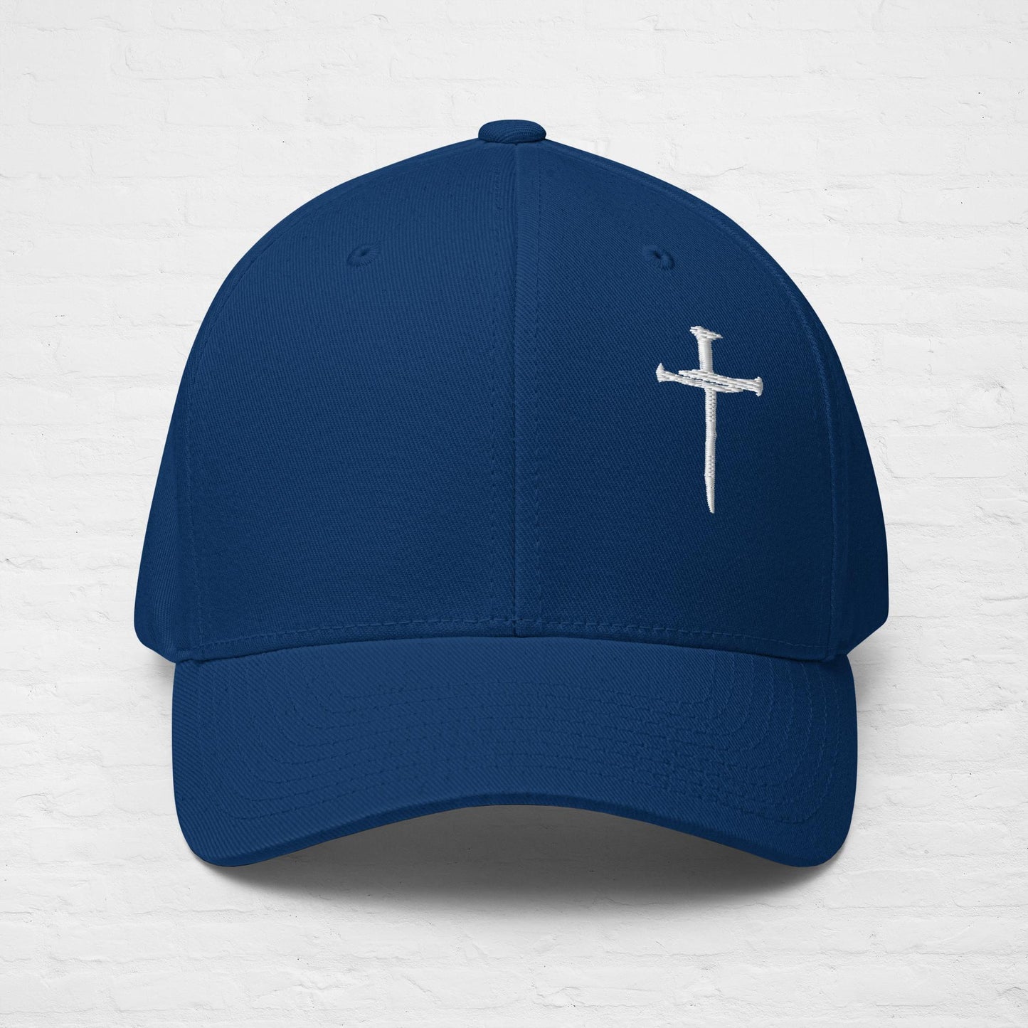 Hat White Nail Cross