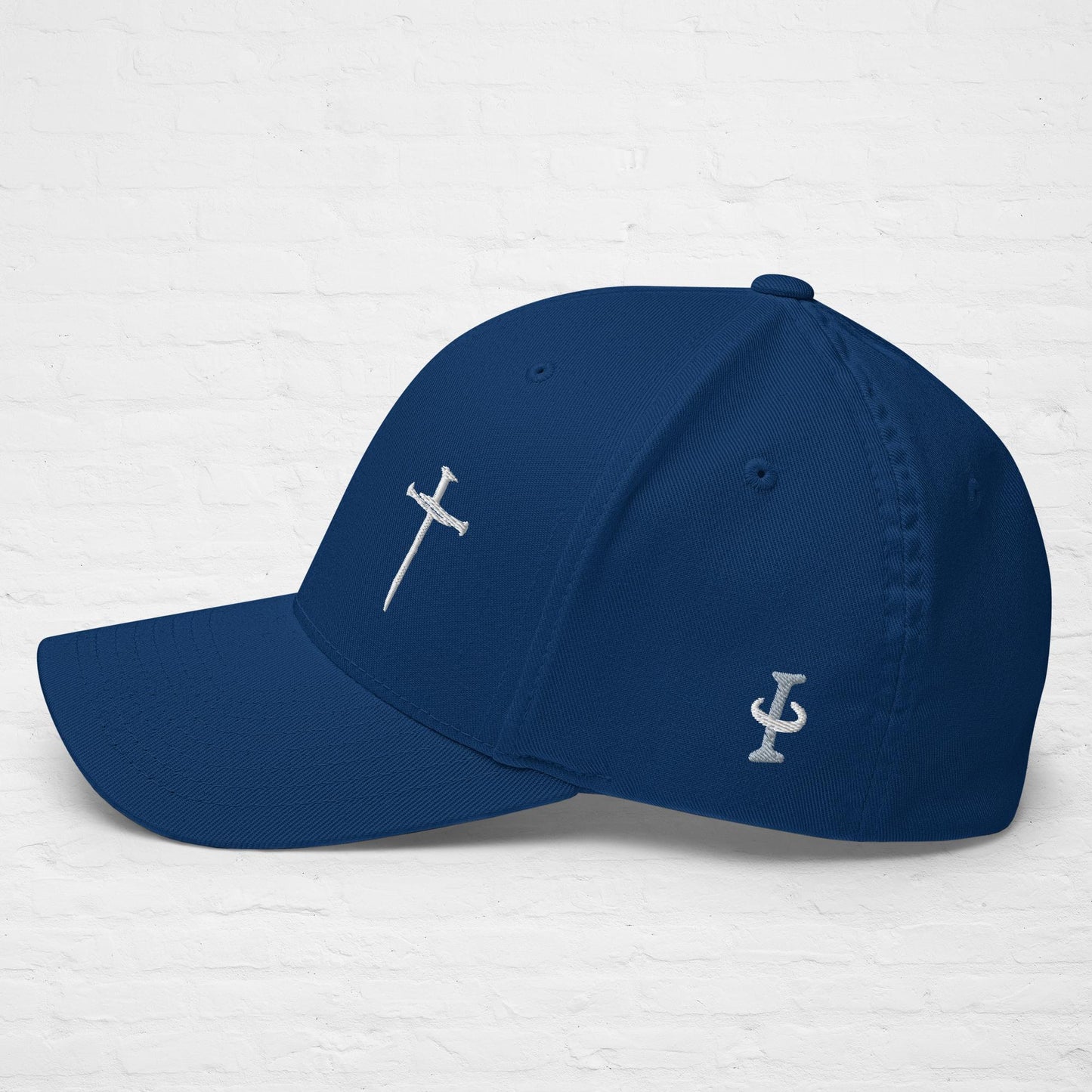 Hat White Nail Cross