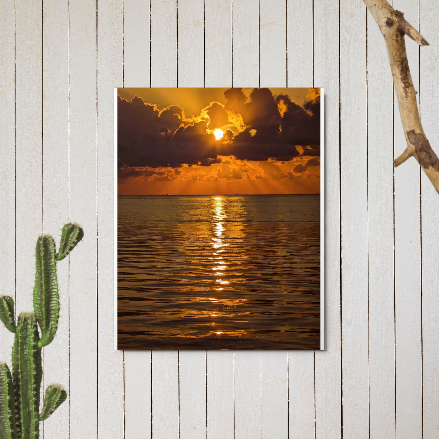 Metal SunSet2 Print