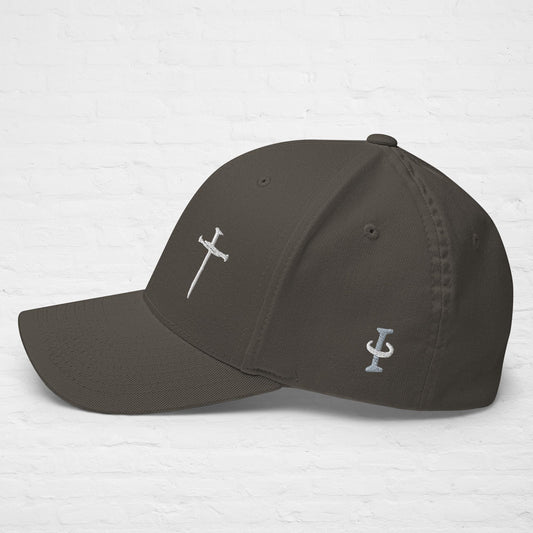 Hat White Nail Cross