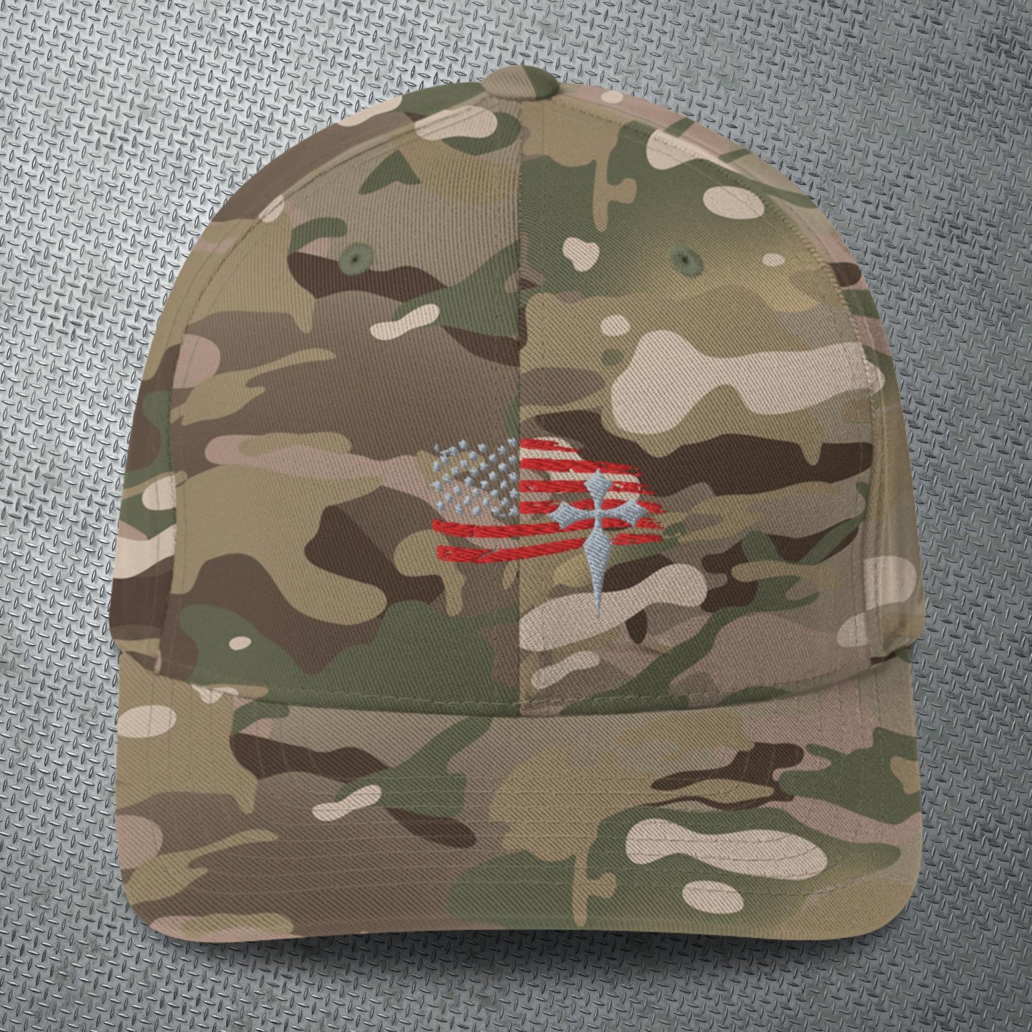 Hat U.S. Flag Cross