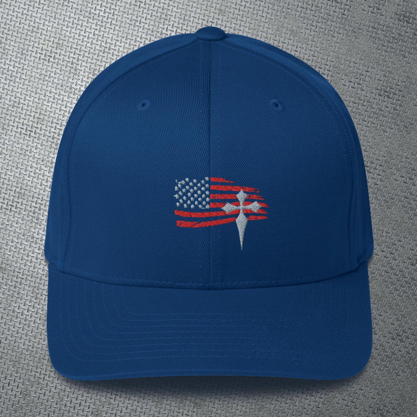 Hat U.S. Flag Cross