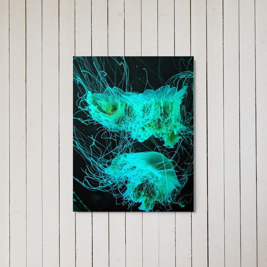 Metal print Green Jelly